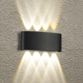 Brilagi - LED väliseinavalgusti FLAREBOX LED/8W/230V, must, IP65