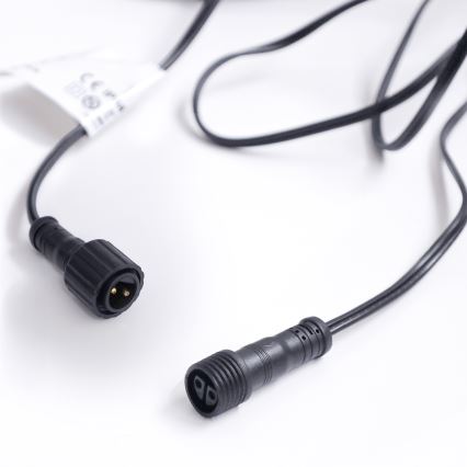 BRILAGI - LED väljas kasutatav dekoratiivne valguskett GIRLANDA 25xE12/0,36W/24V 20m must IP44 soe valge