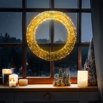 Brilagi - LED väliseks kasutamiseks mõeldud jõulukaunistus LED/6W/230V IP44 50 cm pärg