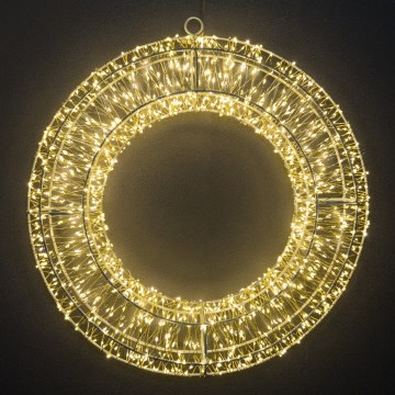 Brilagi - LED-välisjõulukaunistus, pärg, LED/6W/230V IP44