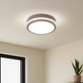 Brilagi - LED-välislaelamp BENE LED/18W/230V, läbimõõt 21,5 cm, pruun, IP54