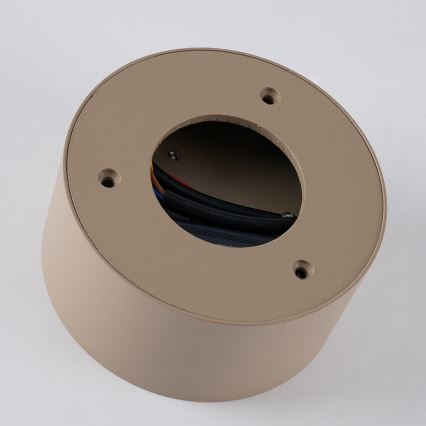 BRILAGI - LED välislaelamp FORIS LED/9W/230V läbimõõt 9 cm beež IP44
