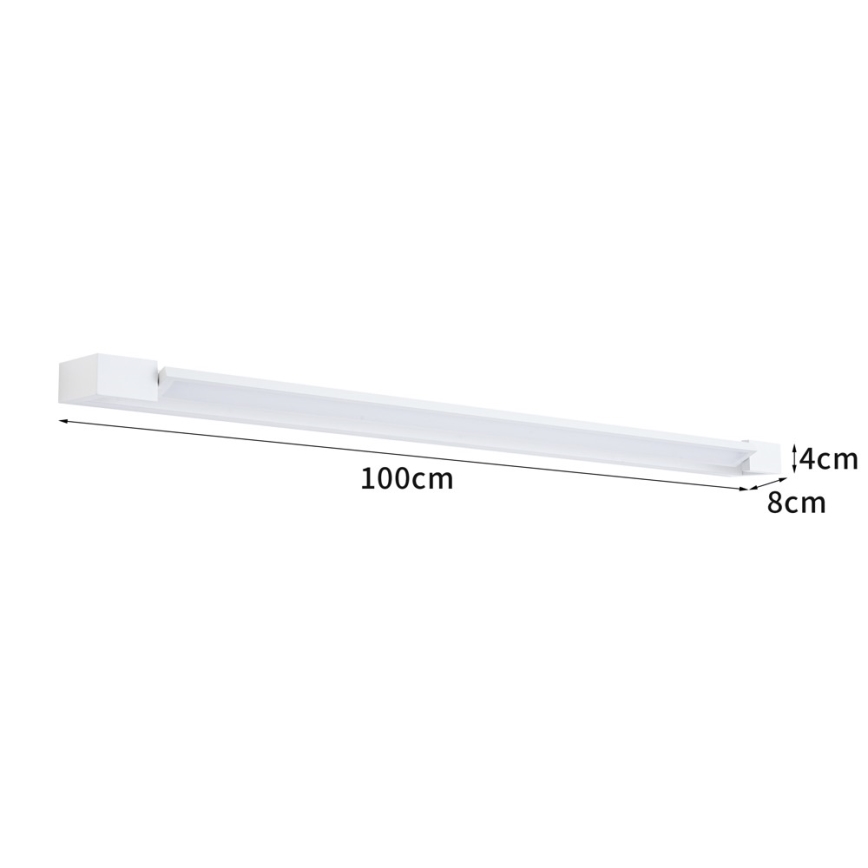 BRILAGI - LED välisseinavalgusti AQUA LINE LED/28W/230V 100 cm IP44 valge CRI 90