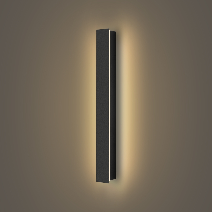 Brilagi - LED välisseinalamp LINEAR LED/12W/230V 3000K IP65 50 cm must