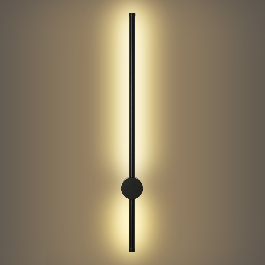 Brilagi - LED-välisseinale kinnitatav seinavalgusti AURA LED/12W/230V 3000K IP54 65 cm must CRI 90