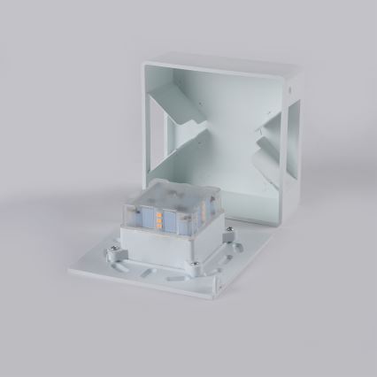 Brilagi - LED välisseinale mõeldud seinavalgusti DOUBLERAY LED/6W/230V valge IP54