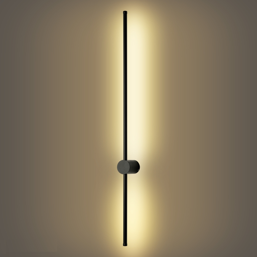 Brilagi - LED välisseinale paigaldatav seinavalgusti AURA LED/20W/230V 3000K IP54 97 cm must