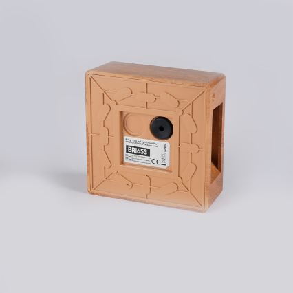 Brilagi - LED välisseinale paigaldatav seinavalgusti DOUBLERAY LED/6W/230V puiduefekt IP54