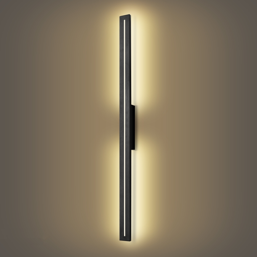 Brilagi - LED välisseinale paigaldatav seinavalgusti LINEO LED/24W/230V 3000K IP65 100 cm must