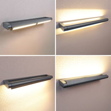 Brilagi - SALERNO LED välisseinavalgusti LED/24W/230V 66 cm antratsiit IP65