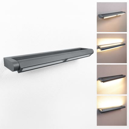 Brilagi - SALERNO LED välisseinavalgusti LED/24W/230V 66 cm antratsiit IP65