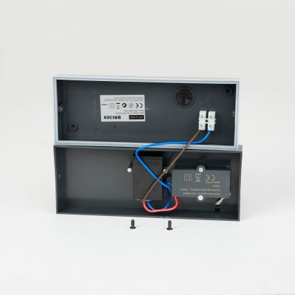 Brilagi - LED välisseinavalgusti anduriga TESSI LED/10W/230V antratsiit IP54