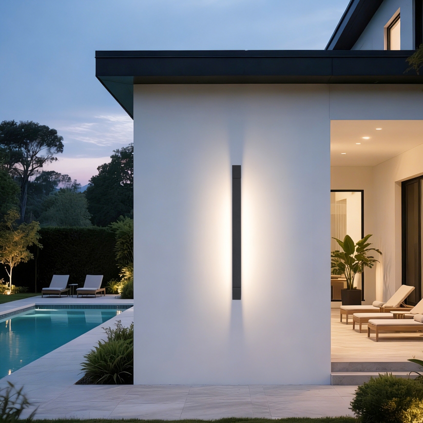 Brilagi - LED välisseinavalgusti AQUA LINE LED/24W/230V 90 cm IP44 antratsiit CRI 90