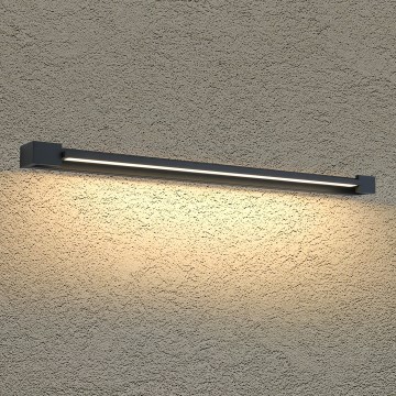 BRILAGI - LED välisseinavalgusti AQUA LINE LED/24W/230V 90 cm IP44 must CRI 90