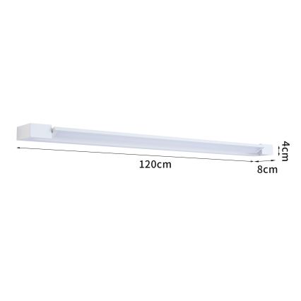 BRILAGI - LED välisseinale mõeldud seinavalgusti AQUA LINE LED/36W/230V 120 cm IP44 valge CRI 90