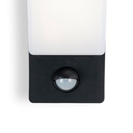 BRILAGI - LED välisvalgusti seinale liikumis- ja hämarusanduriga ARCELO LED/12W/230V IP65 must