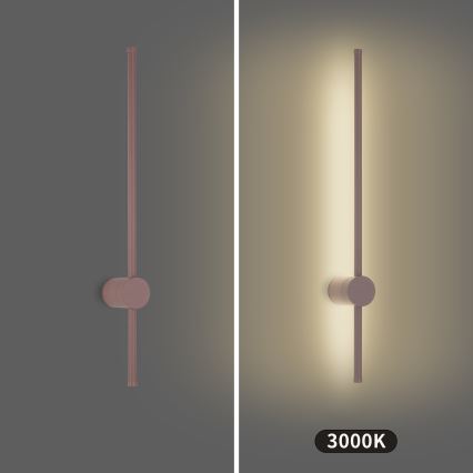 Brilagi - LED välisseinavalgusti AURA LED/12W/230V 3000K IP54 65 cm pruun CRI 90