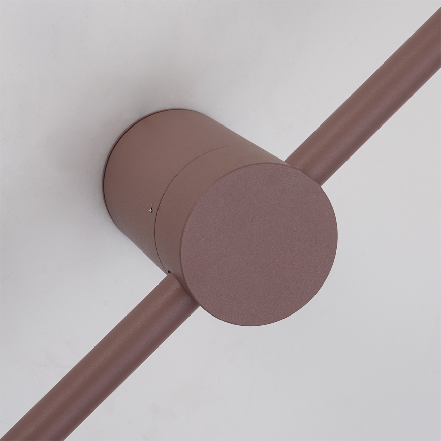 Brilagi - LED välisseinavalgusti AURA LED/12W/230V 3000K IP54 65 cm pruun CRI 90