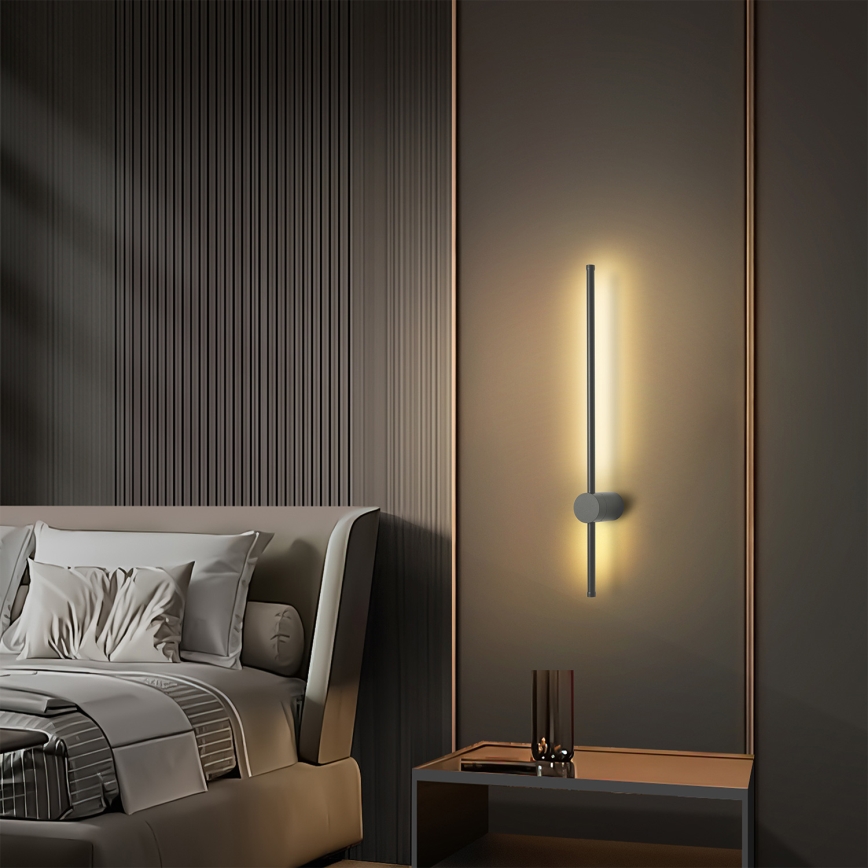 Brilagi - LED välisseinavalgusti AURA LED/12W/230V 3000K IP54 65 cm antratsiit CRI 90