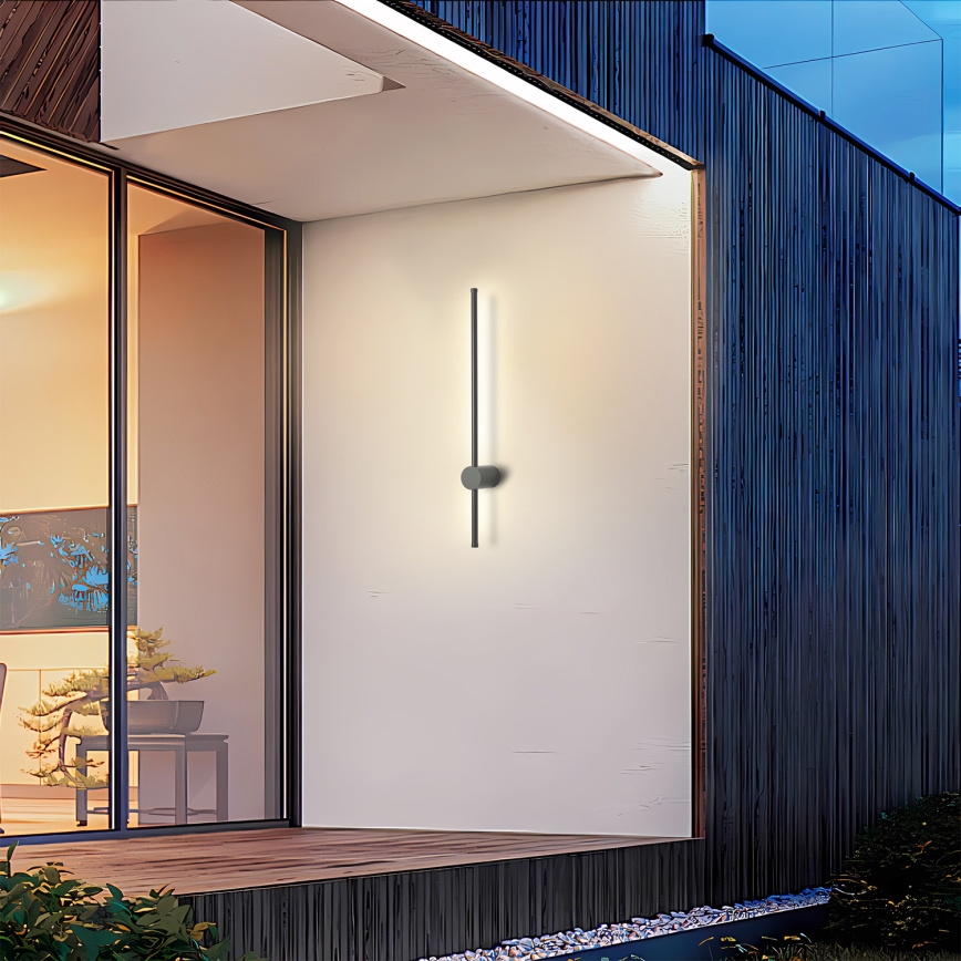 Brilagi - LED välisseinavalgusti AURA LED/12W/230V 3000K IP54 65 cm antratsiit CRI 90