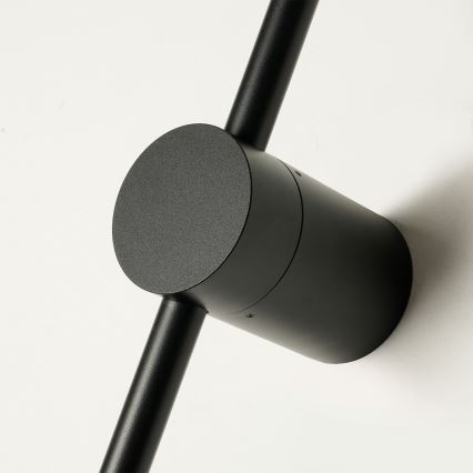 Brilagi - LED-välisseinale kinnitatav seinavalgusti AURA LED/12W/230V 3000K IP54 65 cm must CRI 90