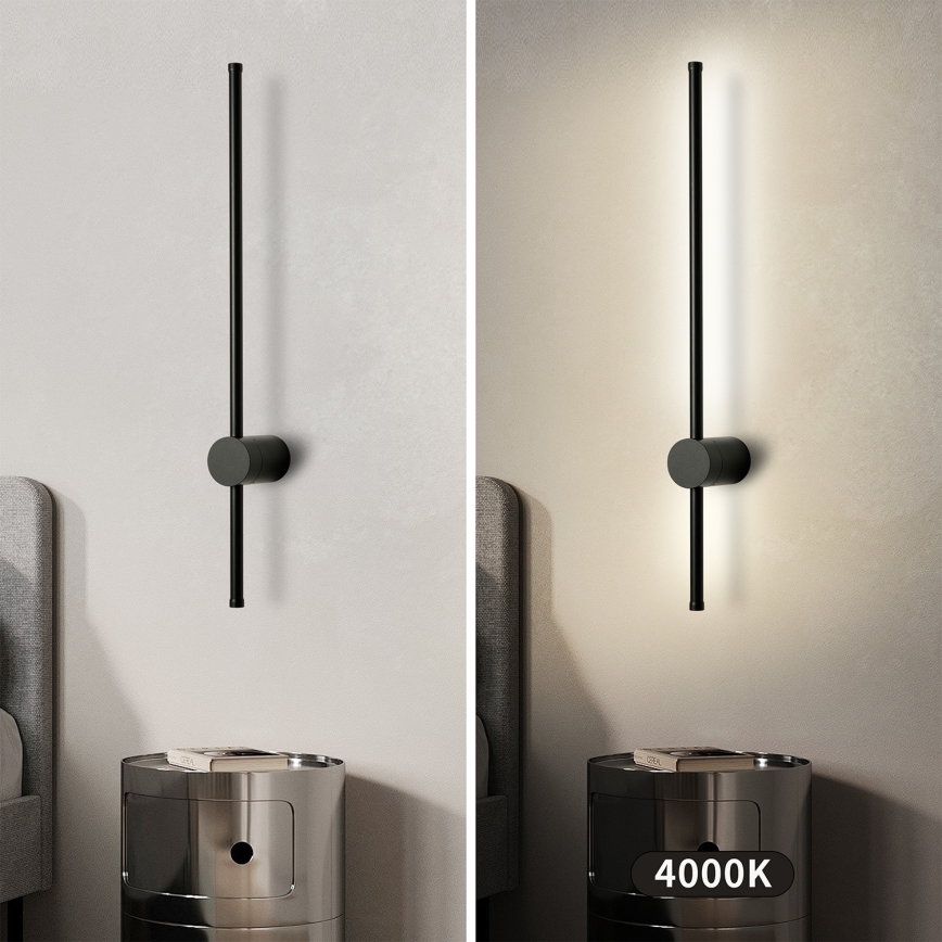 Brilagi - LED väliseinavalgusti AURA LED/12W/230V 4000K IP54 65 cm must