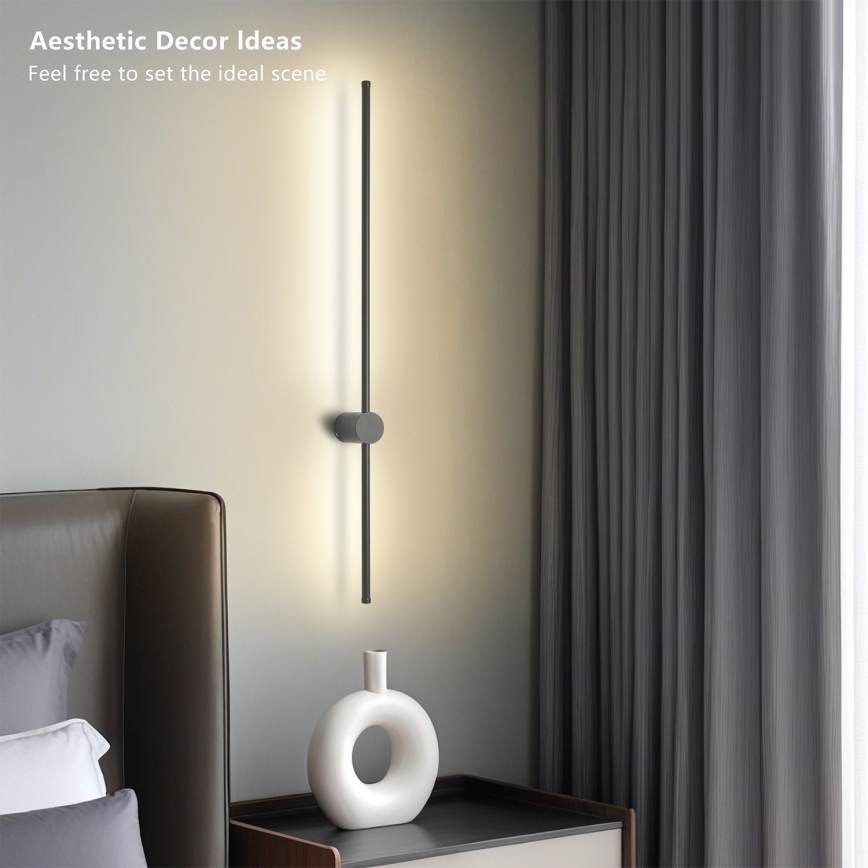 Brilagi - LED välisseinavalgusti AURA LED/20W/230V 3000K IP54 97 cm antratsiit CRI 90