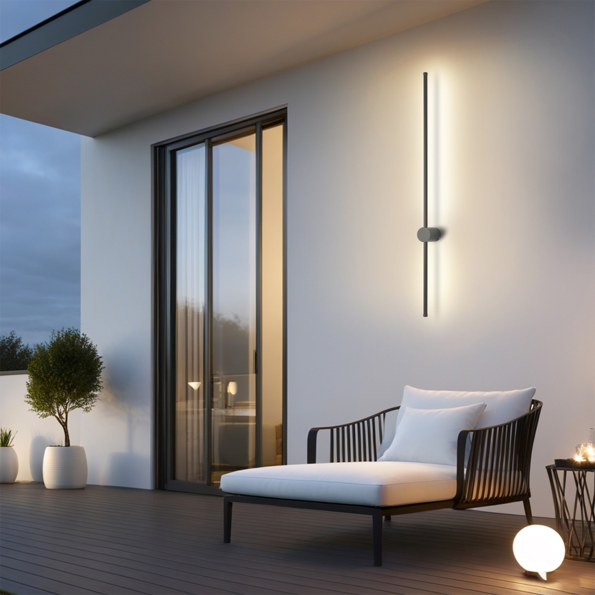 Brilagi - LED välisseinavalgusti AURA LED/20W/230V 4000K IP54 97 cm antratsiit CRI 90