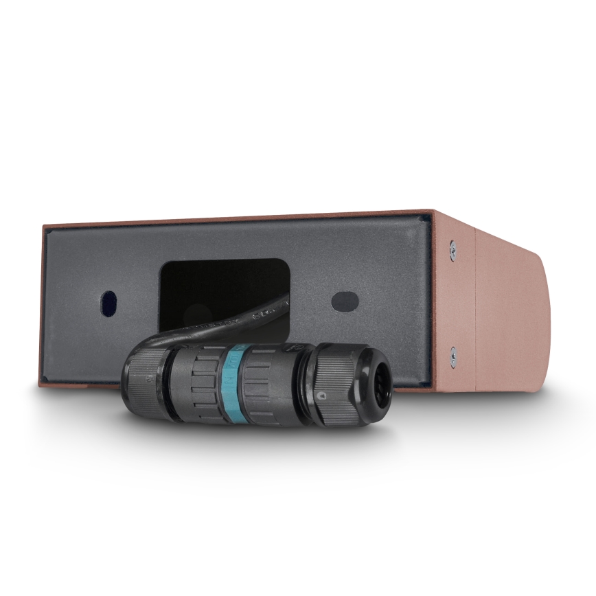 Brilagi - LED välisseinavalgusti CROTONE LED/7W/230V pruun IP54