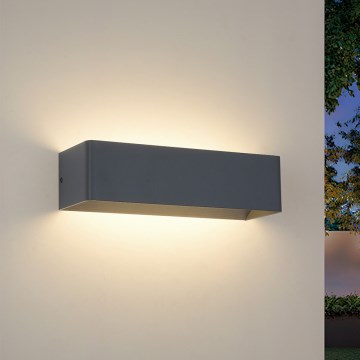 Brilagi - LED välisseinavalgusti DONNANI LED/12W/230V 30 cm antratsiit IP44