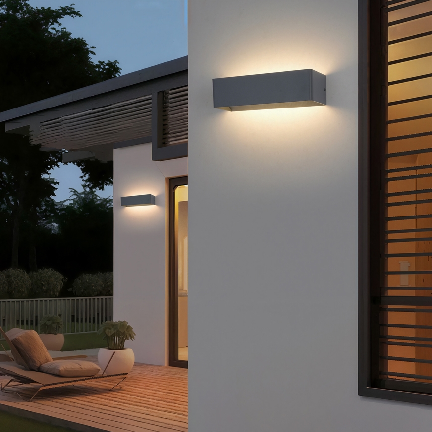 Brilagi - LED välisseinavalgusti DONNANI LED/12W/230V 30 cm antratsiit IP44