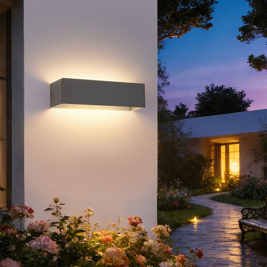 Brilagi - LED välisseinavalgusti DONNANI LED/12W/230V 30 cm antratsiit IP44