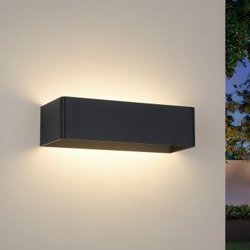 Brilagi - LED välisseinavalgusti DONNANI LED/12W/230V 30 cm must IP44