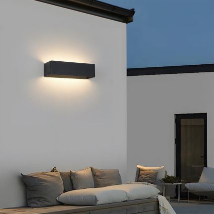 Brilagi - LED välisseinavalgusti DONNANI LED/12W/230V 30 cm must IP44