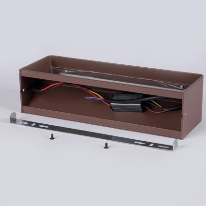 Brilagi - LED välisseinavalgusti DONNANI LED/12W/230V 30 cm pruun IP44