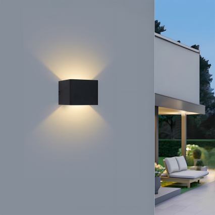 Brilagi - LED välisseinavalgusti DONNANI LED/5W/230V must IP44