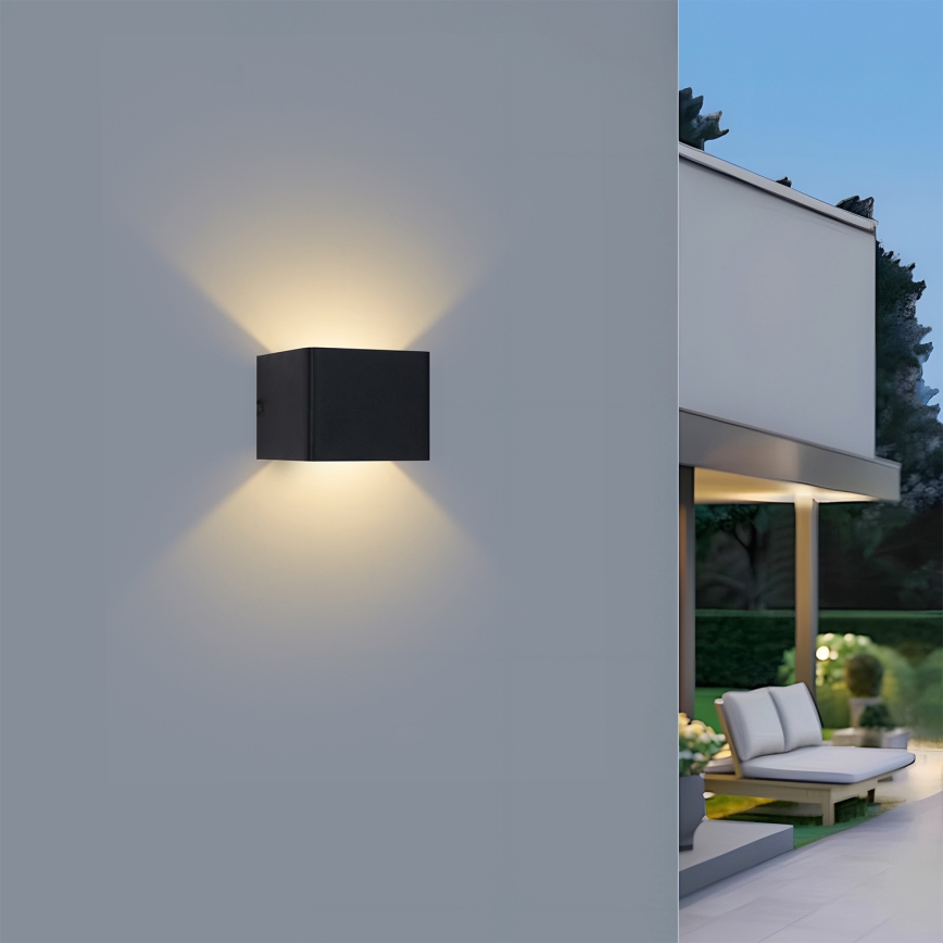 Brilagi - LED välisseinavalgusti DONNANI LED/5W/230V must IP44