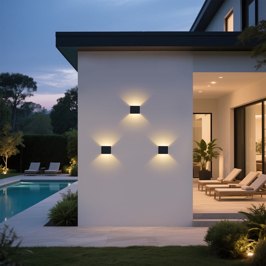 Brilagi - LED välisseinavalgusti DONNANI LED/5W/230V must IP44