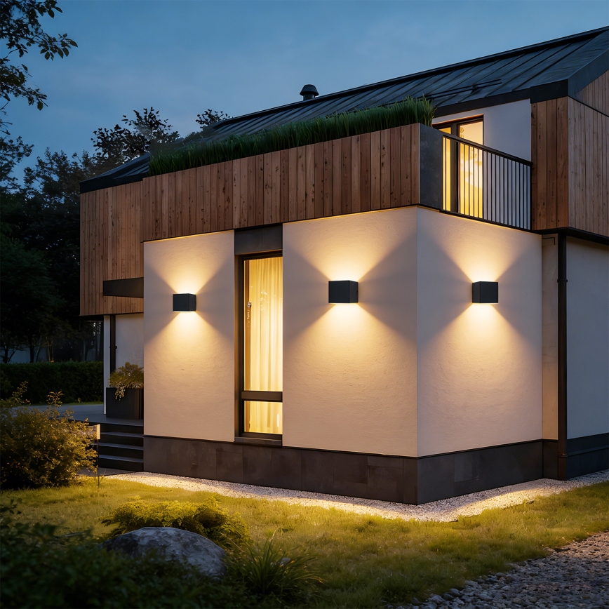 Brilagi - LED välisseinavalgusti DONNANI LED/5W/230V must IP44
