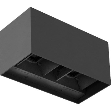 Brilagi - LED välisseinavalgusti DOUBLE CUBE LED/12W/230V antratsiit IP65