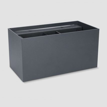Brilagi - LED välisseinavalgusti DOUBLE CUBE LED/12W/230V antratsiit IP65