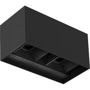 Brilagi - LED välisseinavalgusti DOUBLE CUBE LED/12W/230V must IP65