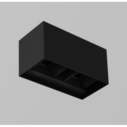 Brilagi - LED välisseinavalgusti DOUBLE CUBE LED/12W/230V must IP65