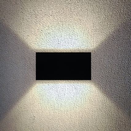 Brilagi - LED välisseinavalgusti DOUBLE CUBE LED/12W/230V must IP65