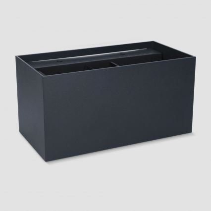 Brilagi - LED välisseinavalgusti DOUBLE CUBE LED/12W/230V must IP65