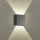 Brilagi - LED välisseinavalgusti DOUBLERAY LED/4W/230V antratsiit IP65