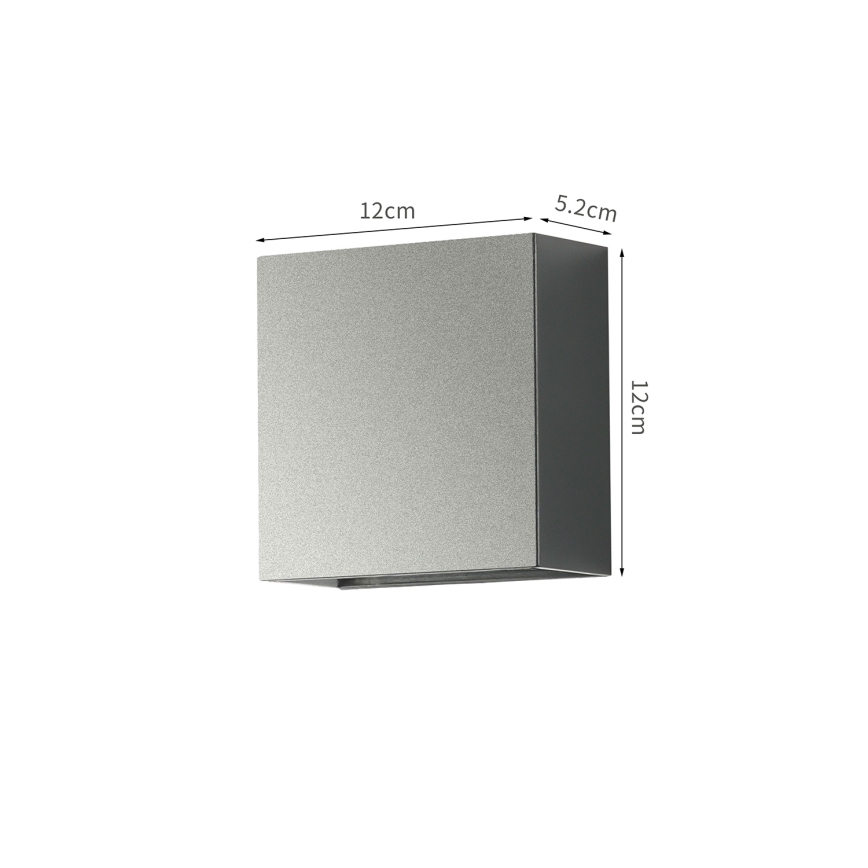 Brilagi - LED välisseinavalgusti DOUBLERAY LED/4W/230V antratsiit IP65