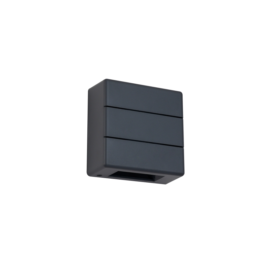 Brilagi -LED Välisseinavalgusti DOUBLERAY LINE LED/6W/230V antratsiit IP54
