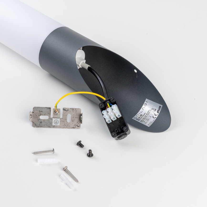 BRILAGI - LED välisseinavalgusti ELIA 1xE27/7W/230V 4000K IP44 antratsiit