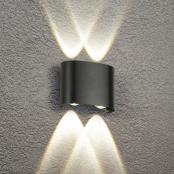 Brilagi - LED välisseinavalgusti FLAREBOX LED/4W/230V must IP65